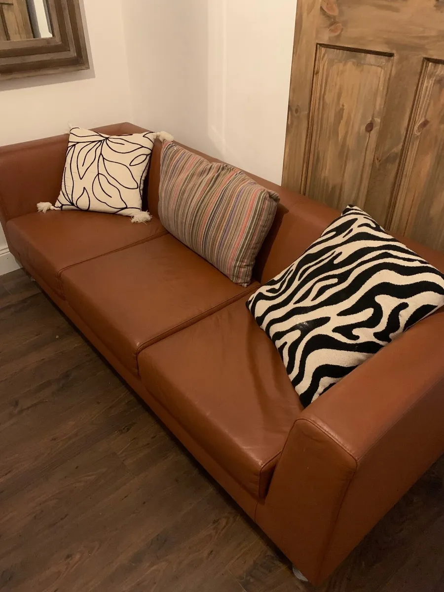 Leather sofa