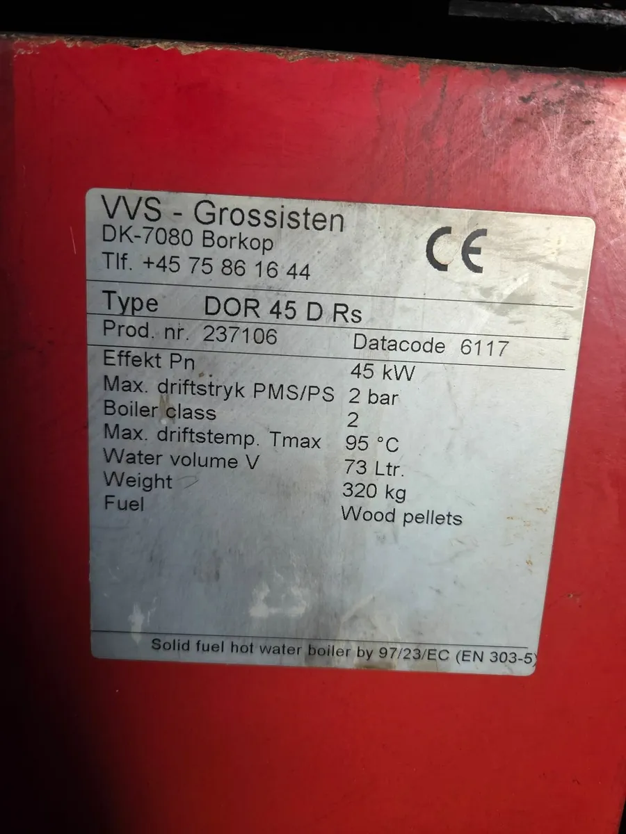 Wood pellet boiler and burner - Image 2