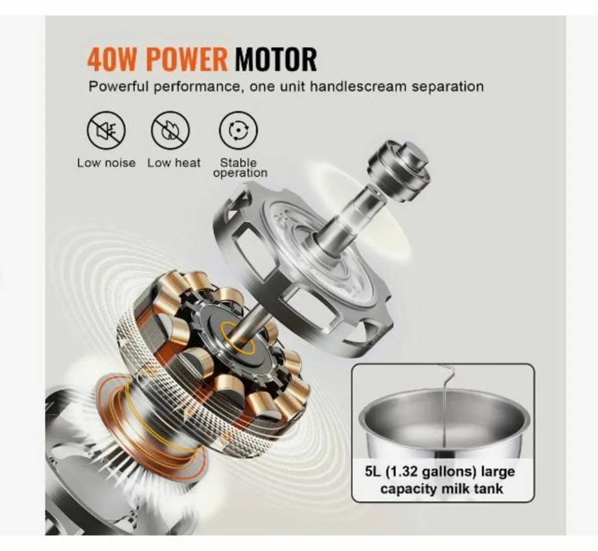 Milk Cream Centrifugal Separator, 304 Stainless - Image 3