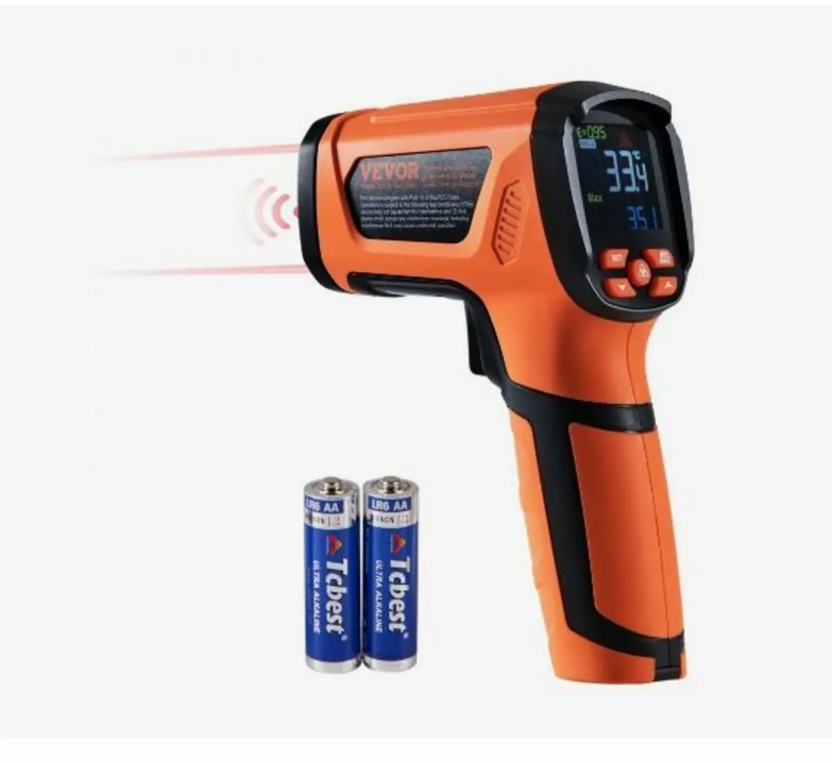 Infrared Thermometer, -40~2732°F Dual Laser - Image 1