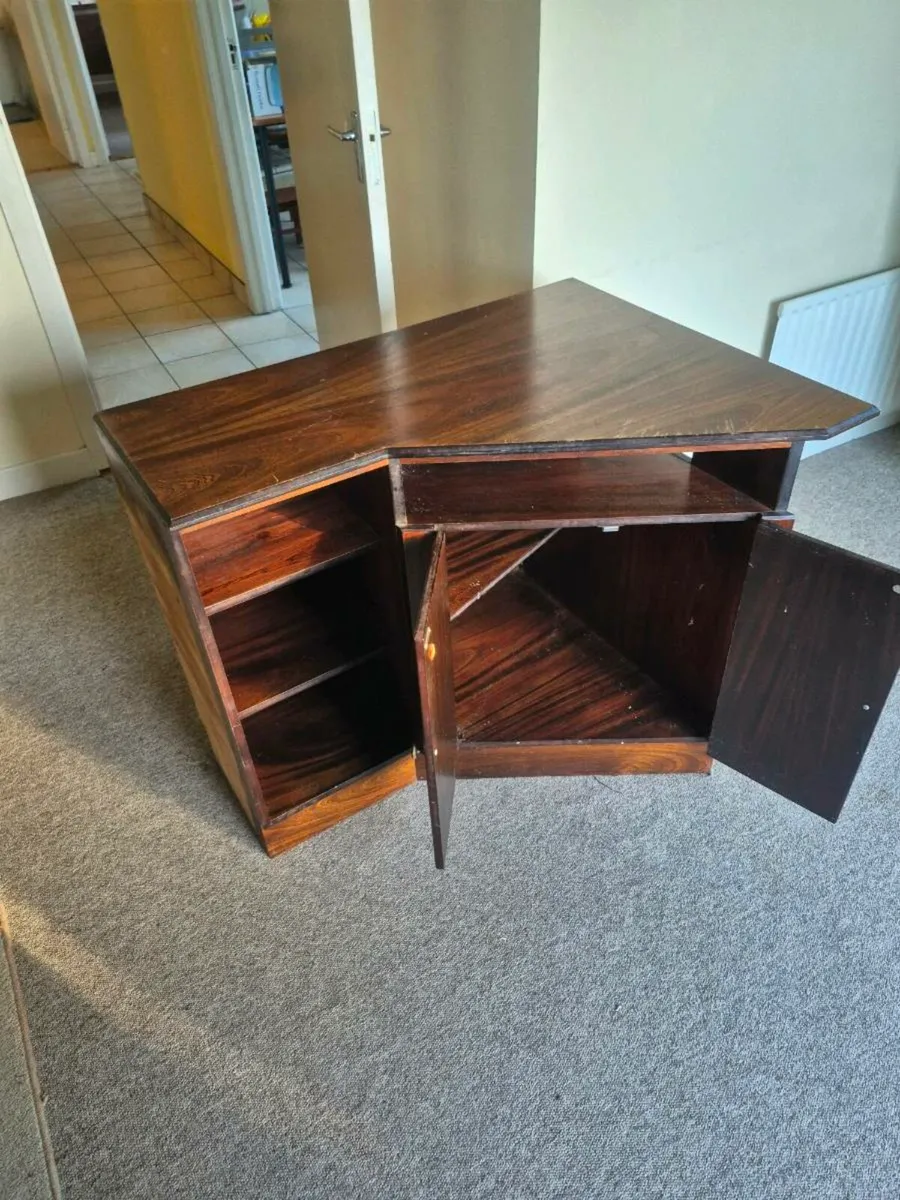 Free Solid Wood Corner TV Unit - Image 4