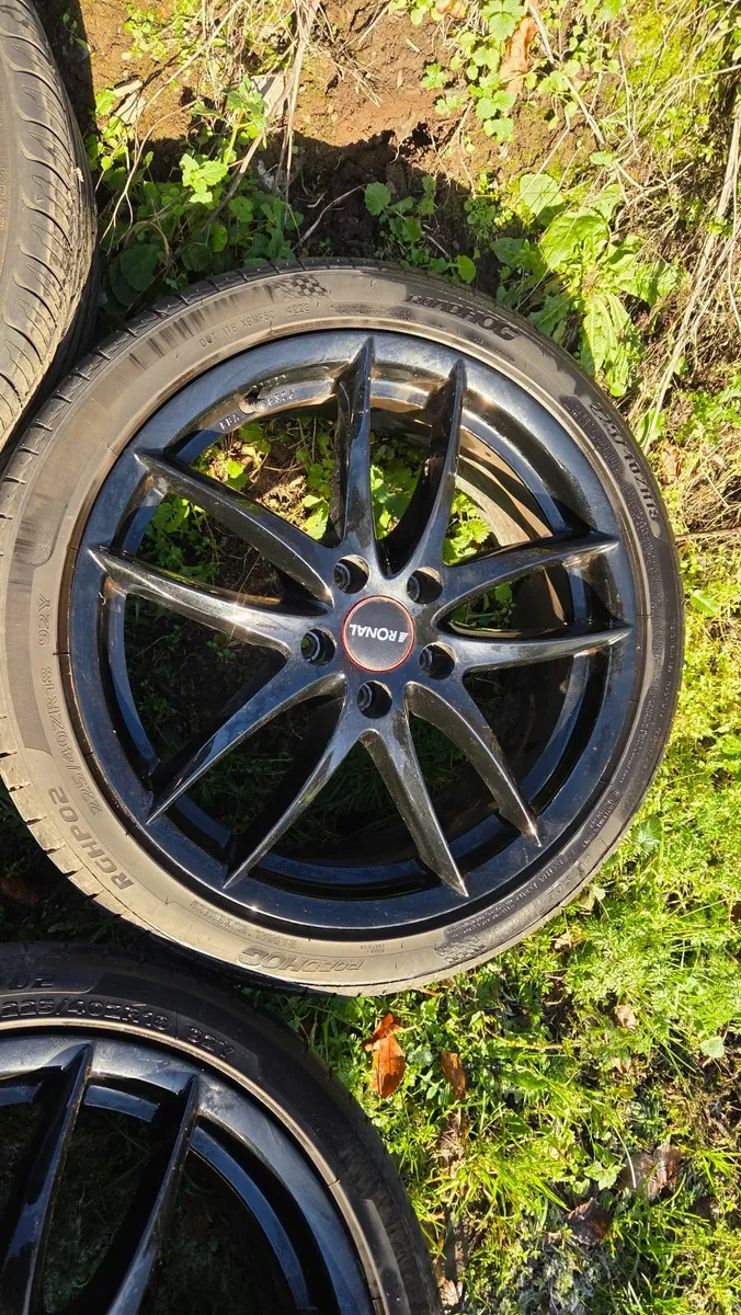18' Ronal alloy wheels 5x112 - Image 4