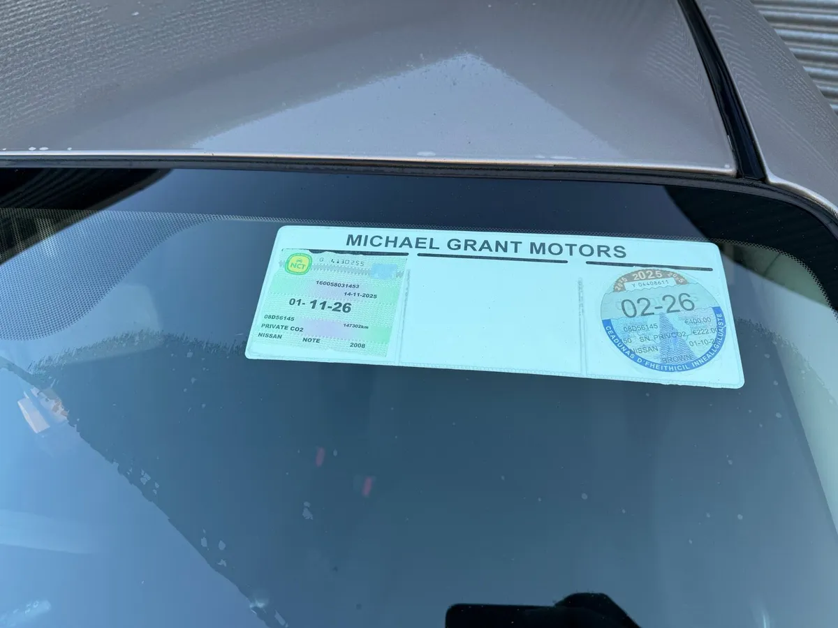 2008 Nissan Note 1.4 Petrol NCT 11/26 Tax 147KM - Image 4