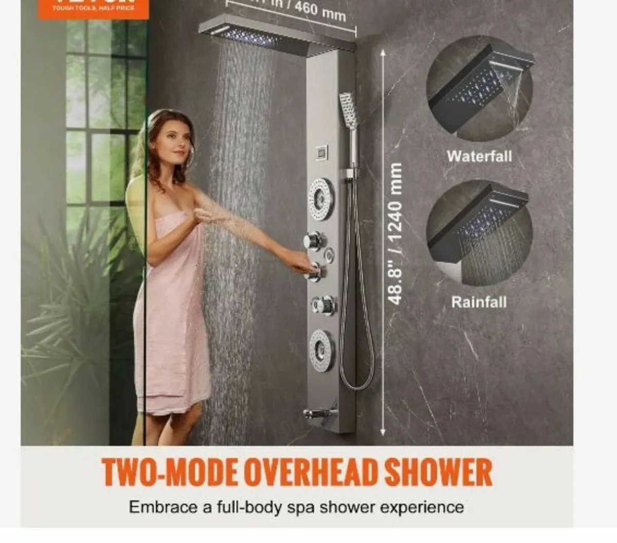 Shower Panel System, 6 Shower Modes - Image 3