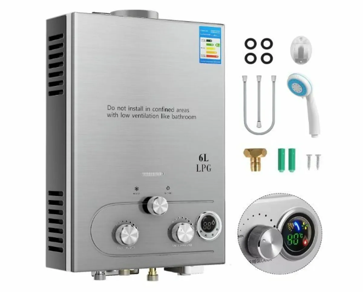 Propane-GPL 6L/8L Gas Water Heater - Image 1