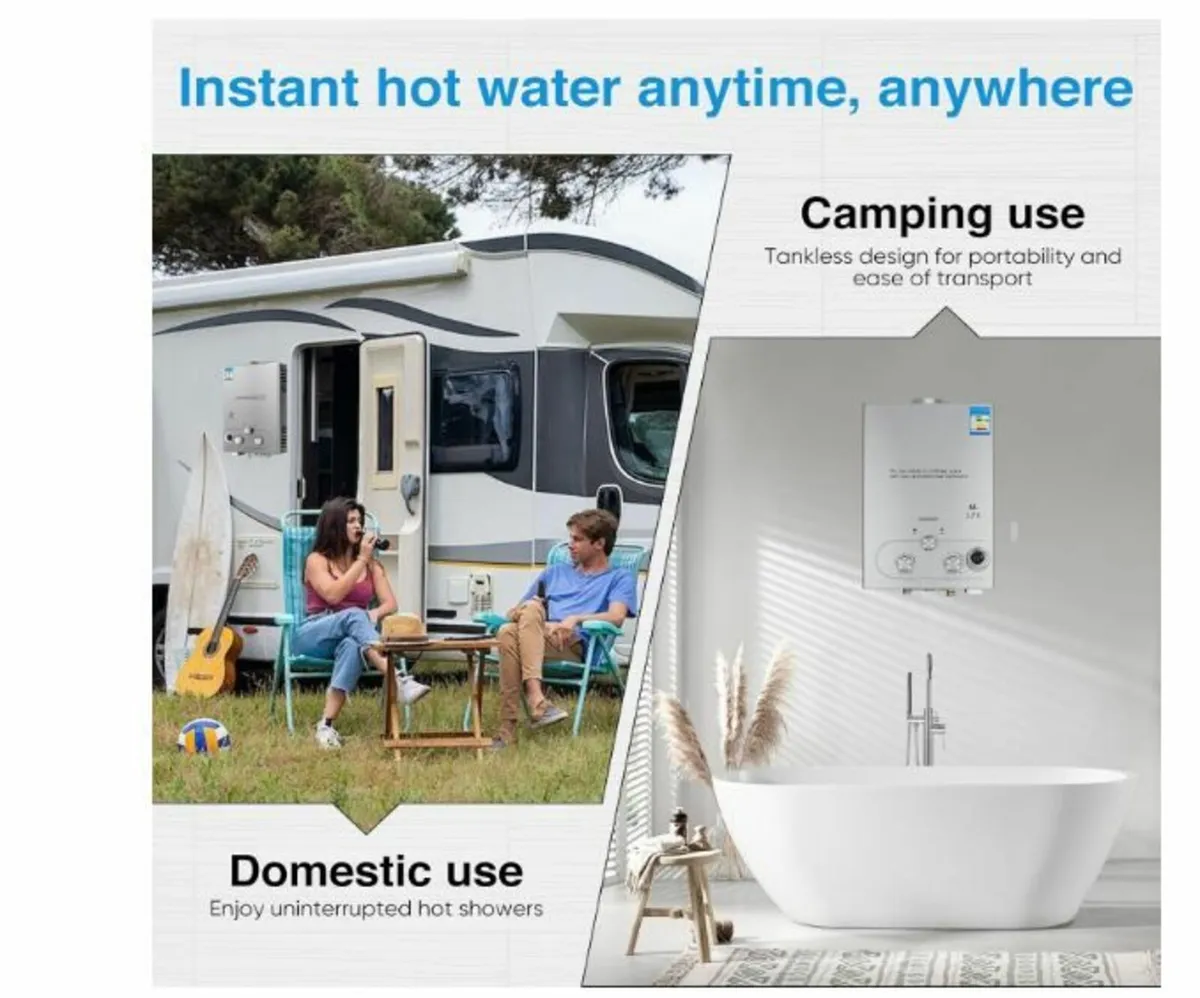 Propane-GPL 6L/8L Gas Water Heater - Image 2