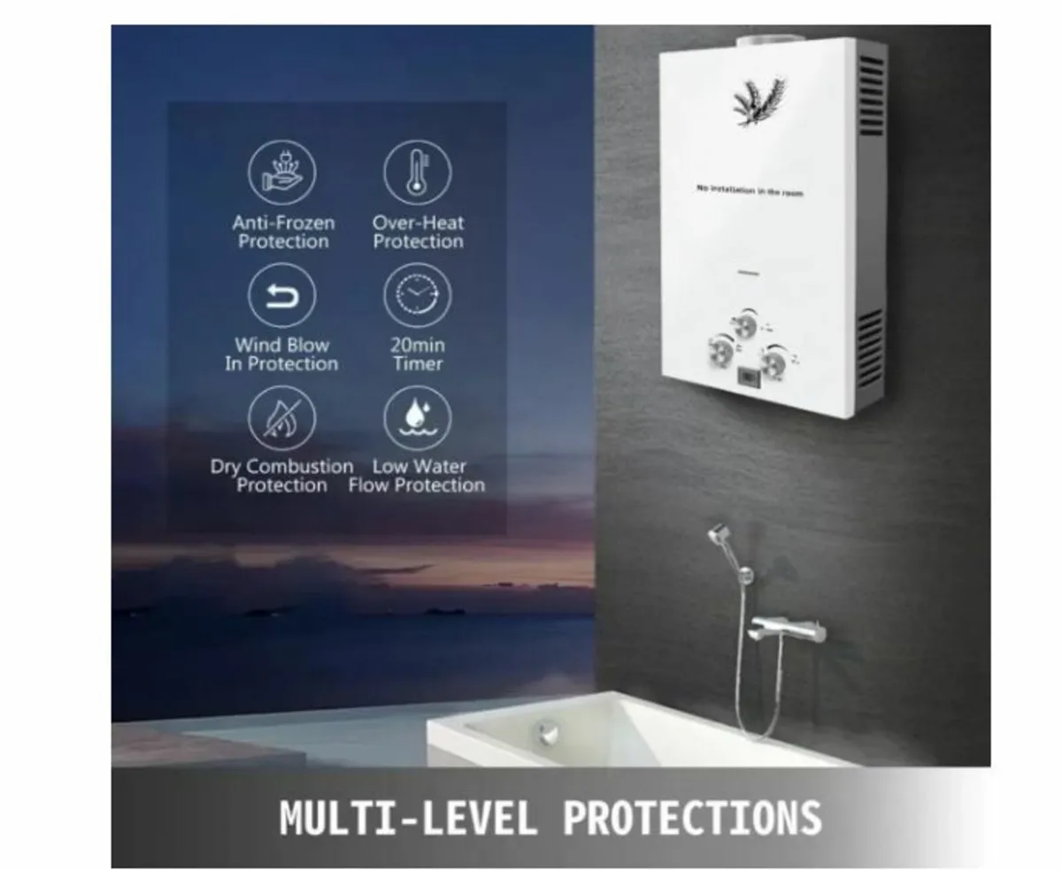 Propane 18L 36KW LPG GPL Instant Instant Water Hea - Image 2