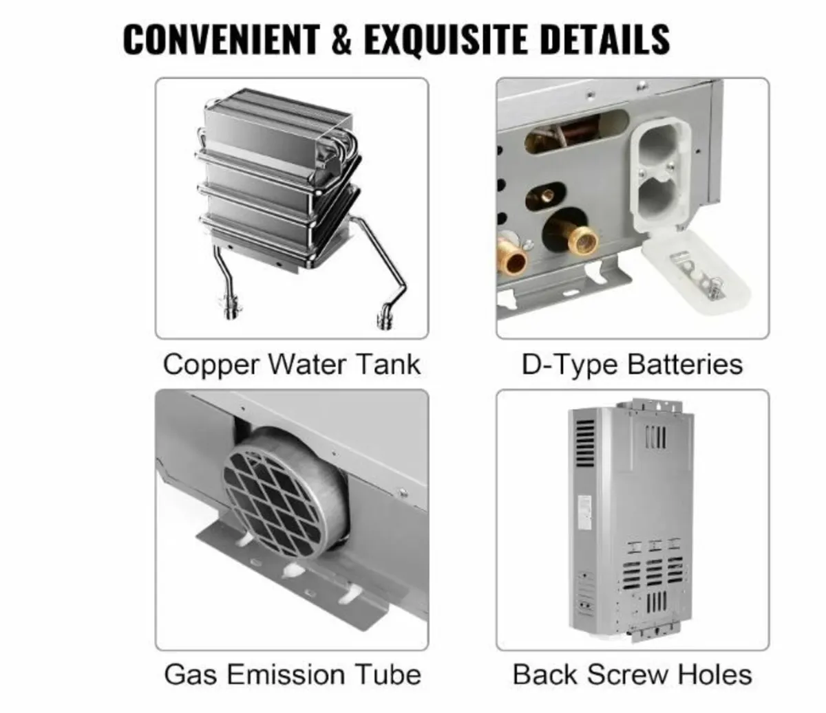 Propane 18L 36KW LPG GPL Instant Instant Water Hea - Image 4