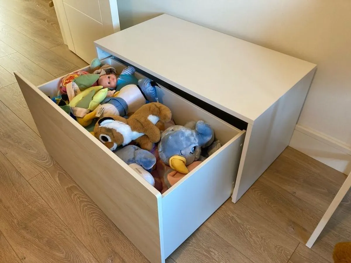 IKEA Toy Storage Bench with Drawer - Image 4