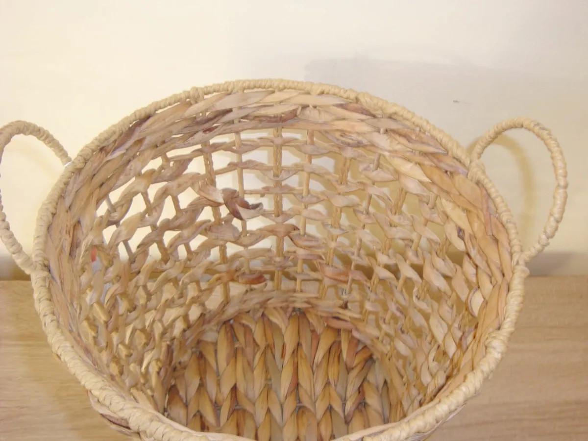 Round basket bin storage - NEW - Image 2