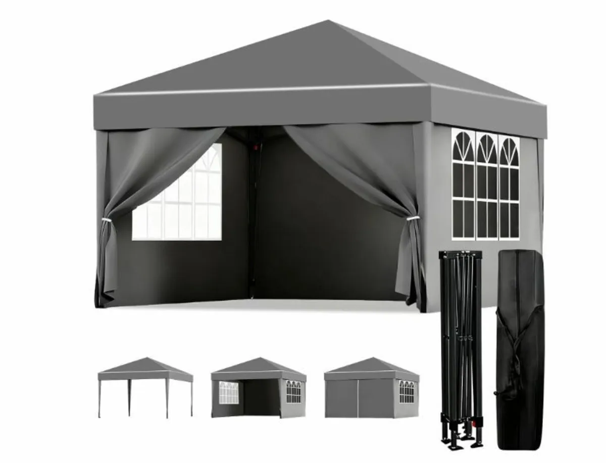 3 x 3 m Garden Folding Gazebo - Image 1