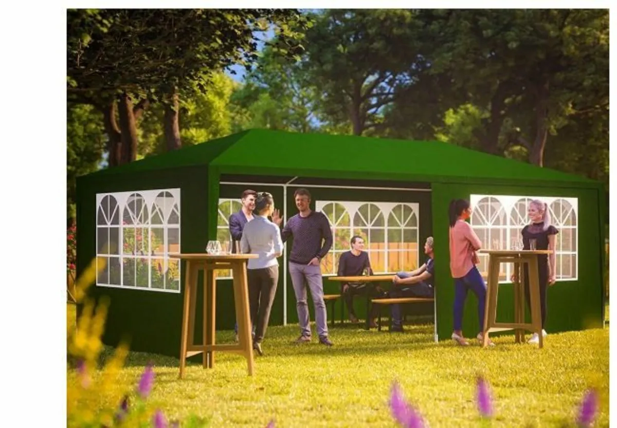 Gazebo 3 x 6 m UV Protection 18 m² Roof - Image 1