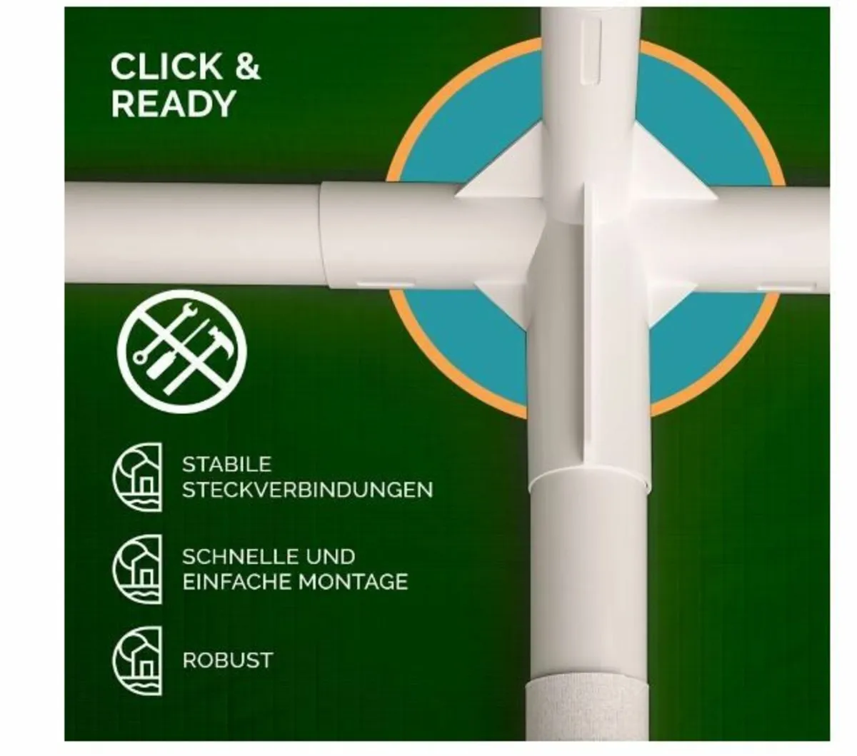 Gazebo 3 x 6 m UV Protection 18 m² Roof - Image 3