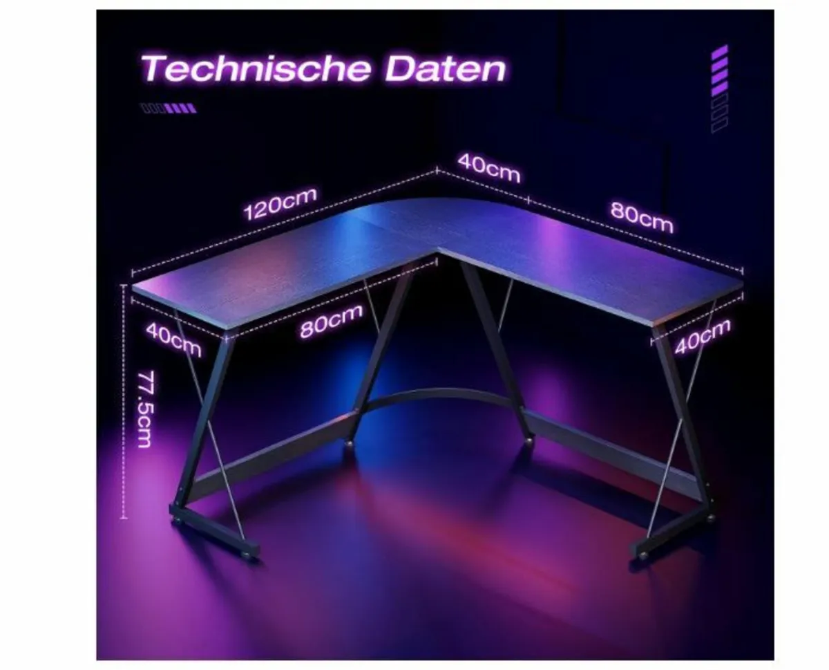 Gaming Table, 120 x 120 cm - Image 3