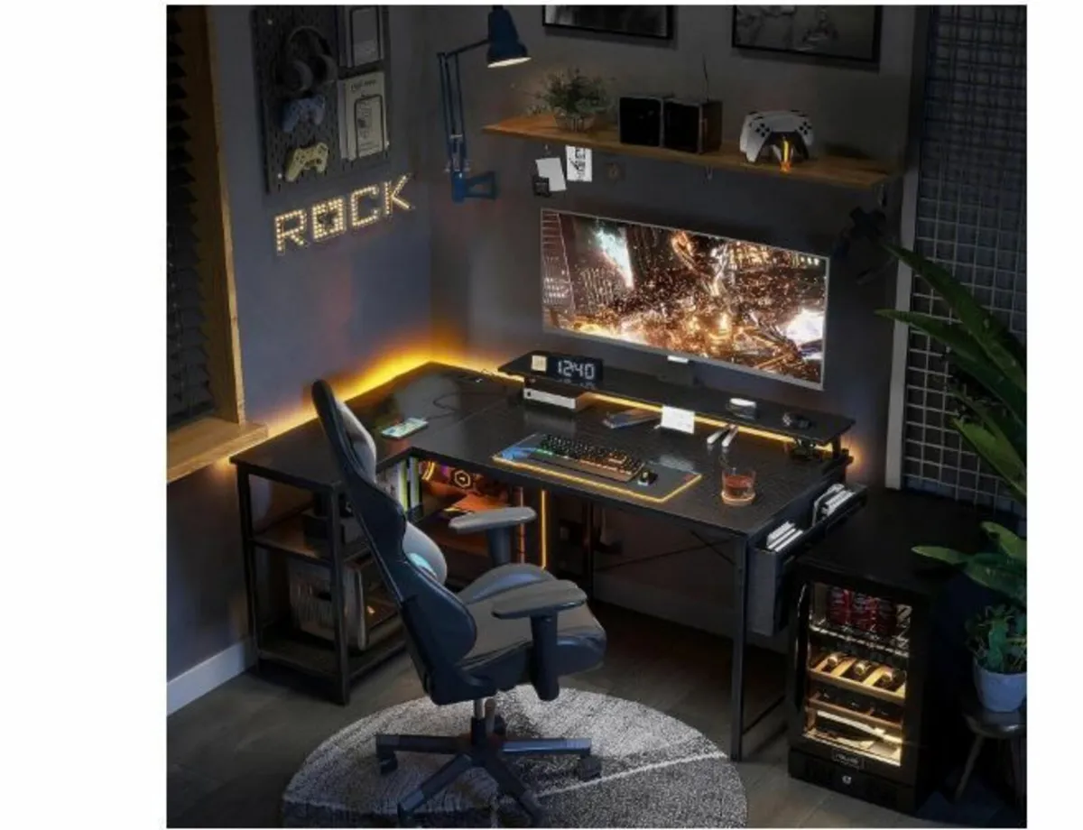 Gaming Table L Shape, 120 x 80 cm - Image 3