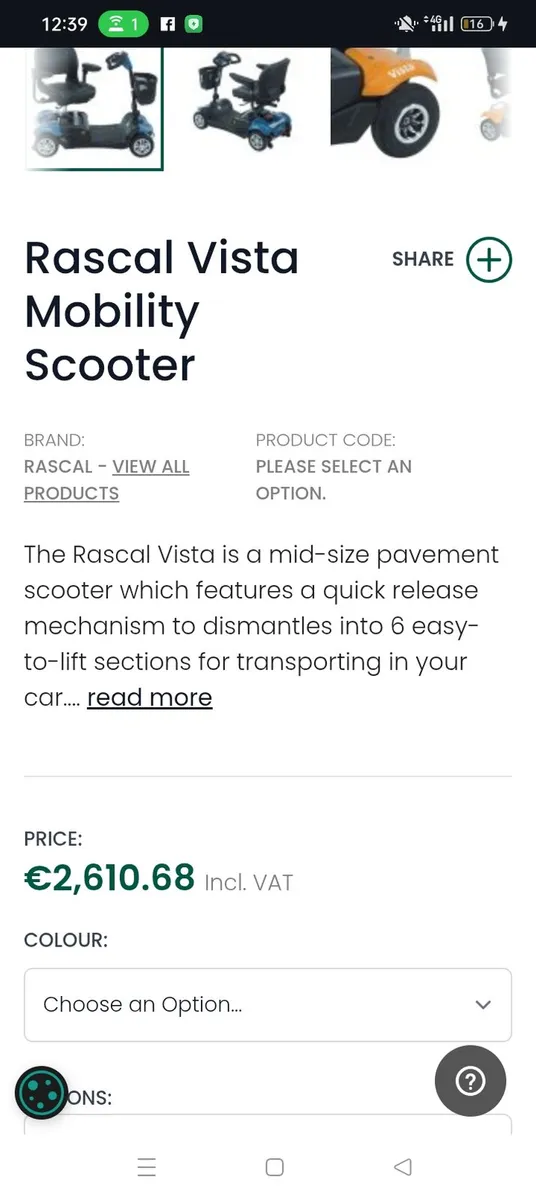 Mobilty Scooter - Image 2