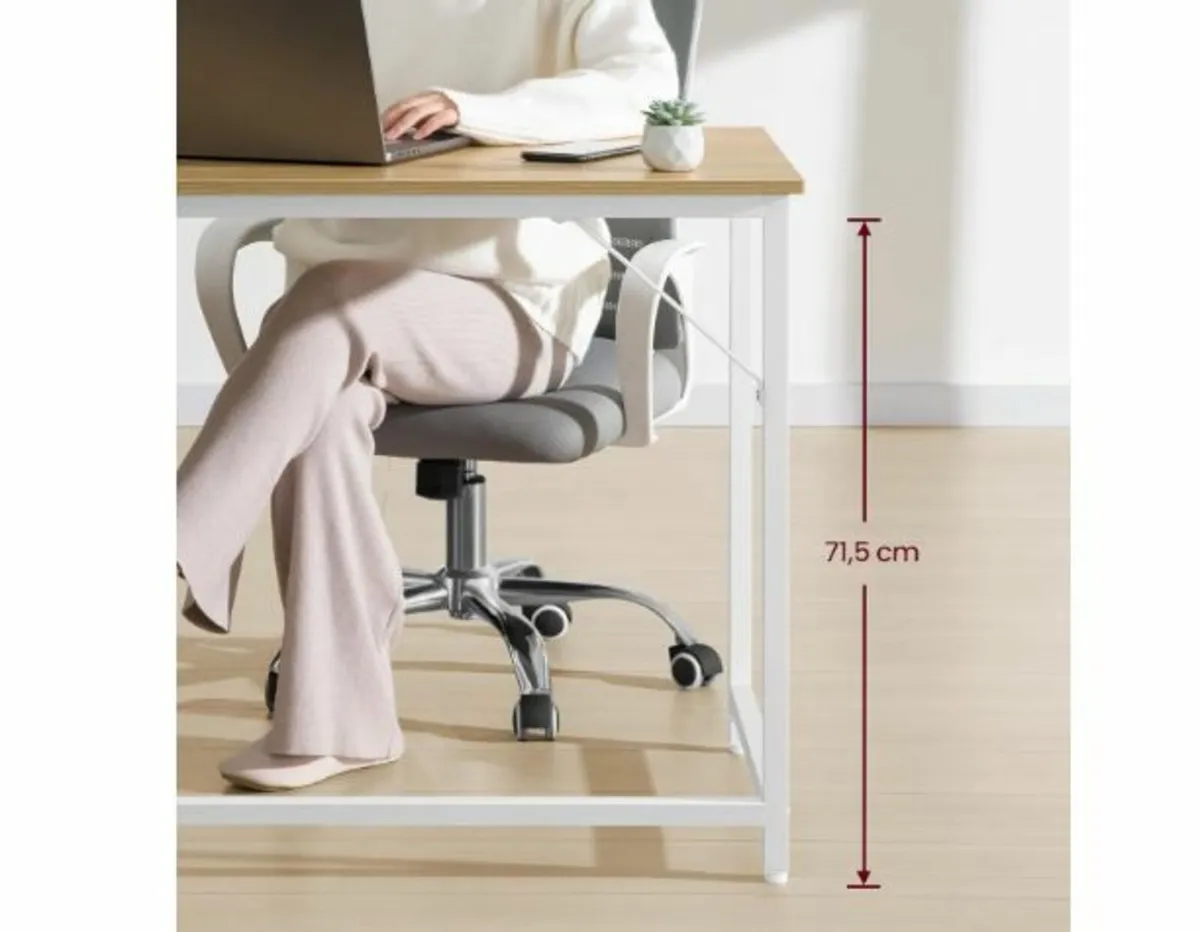 Computer Desk Office Table 120 x 60 x 76 cm - Image 3