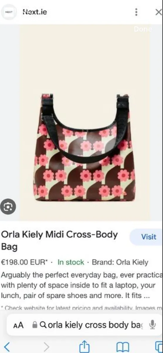 Orla Kiely Bag. New with Tags - Image 1