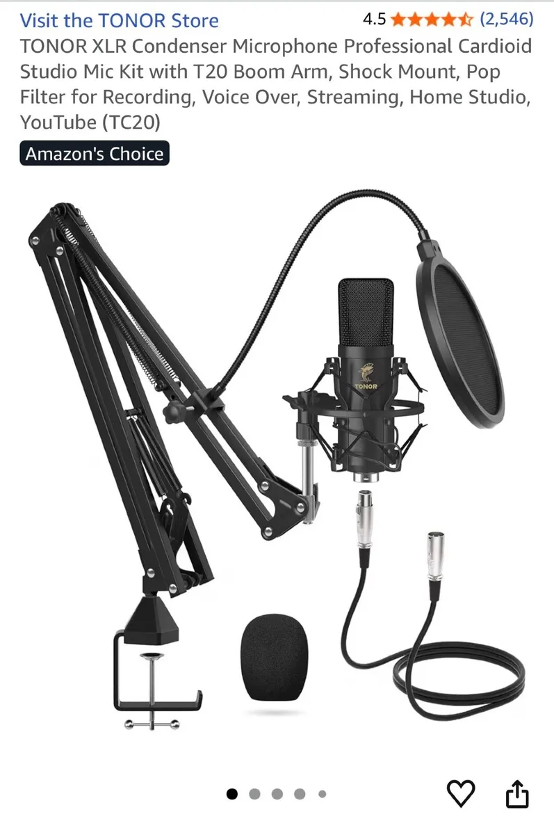 TONOR XLR Condenser Microphone - Image 1