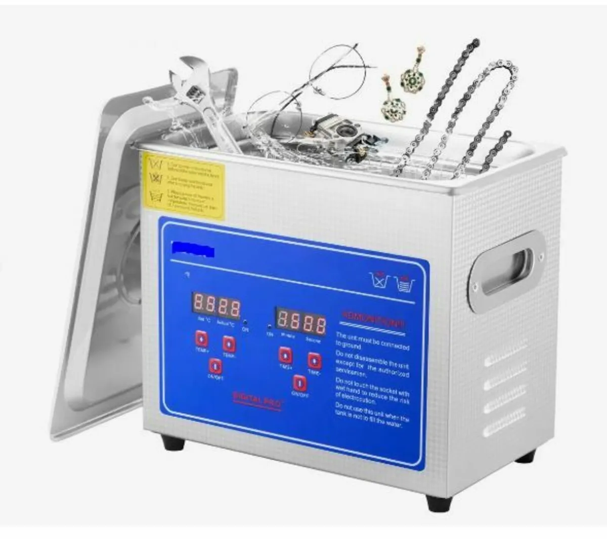 Professional Ultrasonic Cleaner, 2.85 L Ultrasoni - Image 1