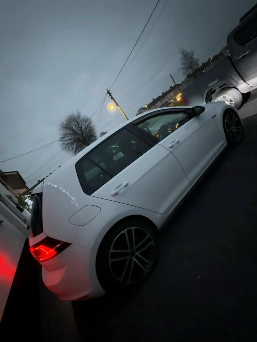 White Volkswagen Golf GTD 2014 Manual - Image 1