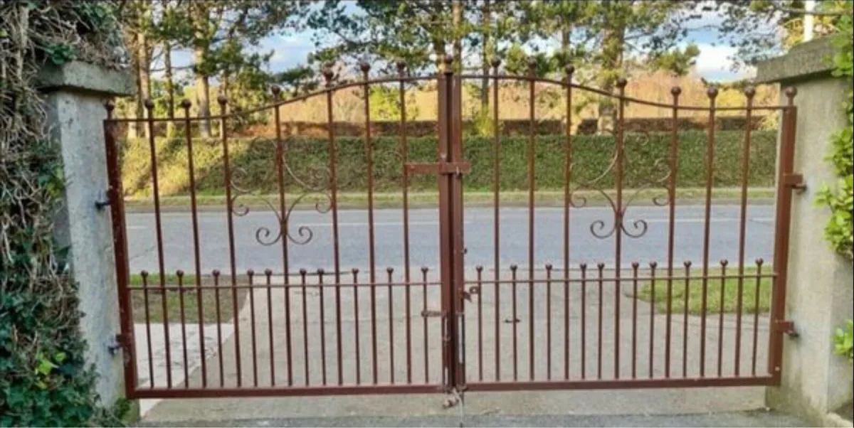 Galvanise Entrance Gates - Image 1