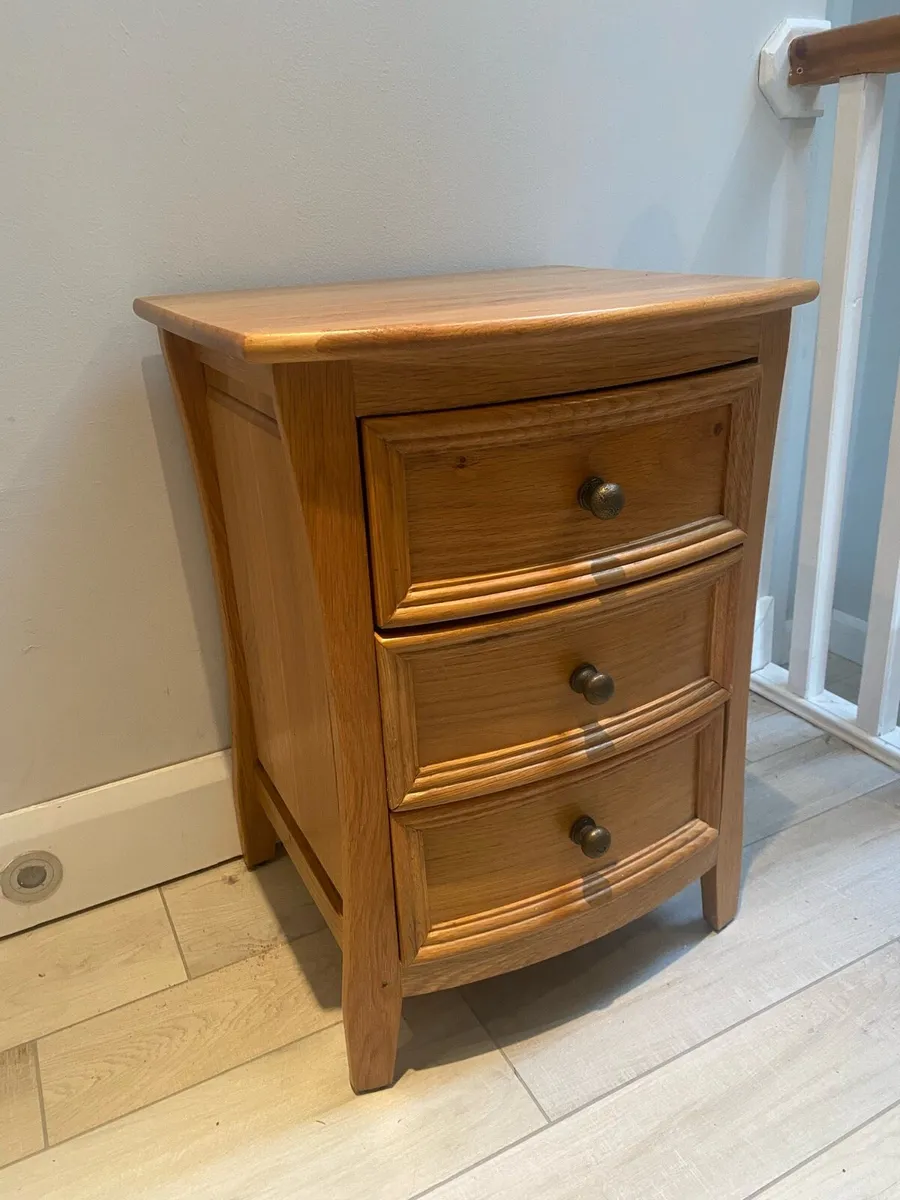 Oak Bedside Locker - Image 1