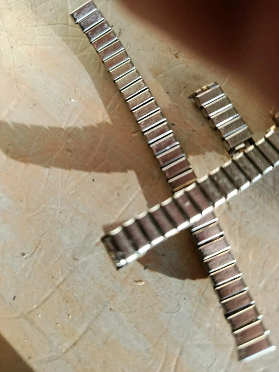 Gold and silver wrist watch - Image 3