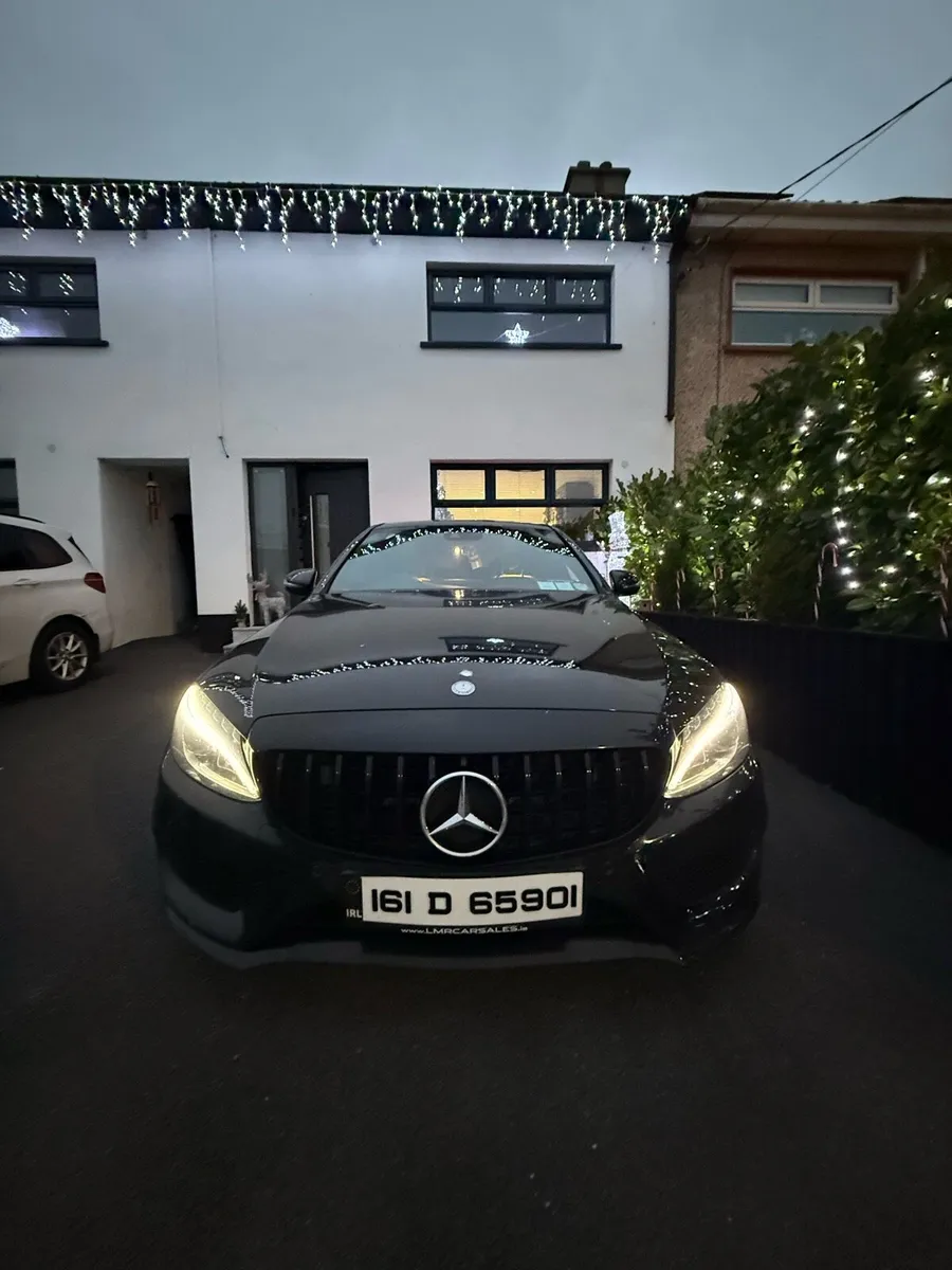 Black Mercedes Benz C Class 2016 Automatic - Image 1