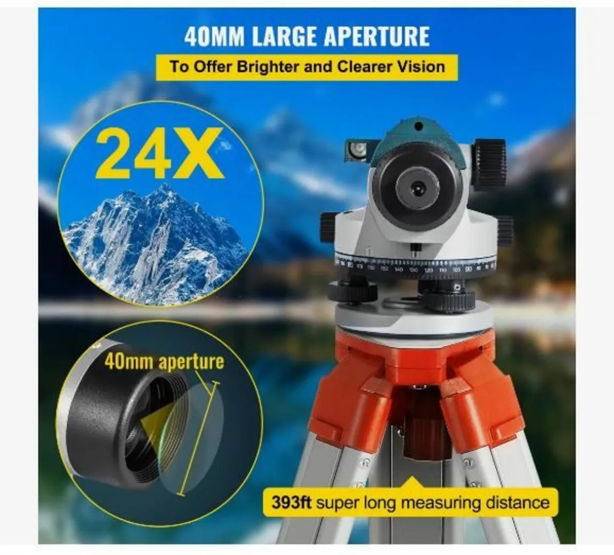 Automatic Optical Level, 24X, 40 mm - Image 3