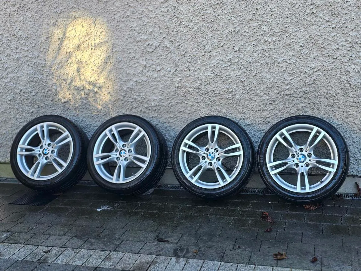 18" Genuine Bmw Msport Alloys and Tyre - Image 1