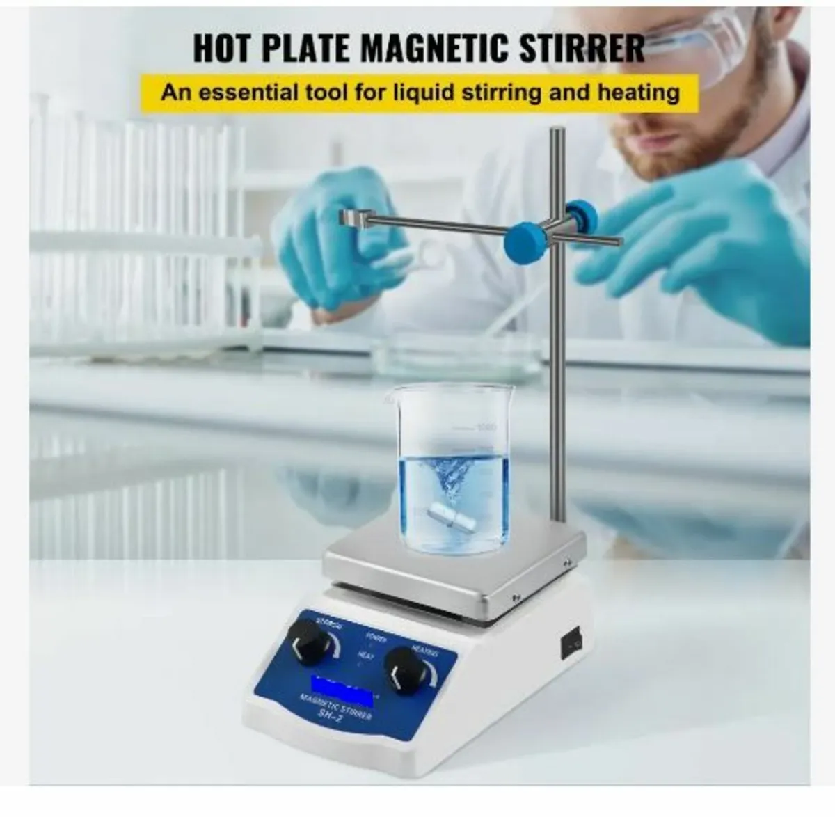 SH-2 Magnetic Stirrer Laboratory Magnetic Stirrer - Image 2