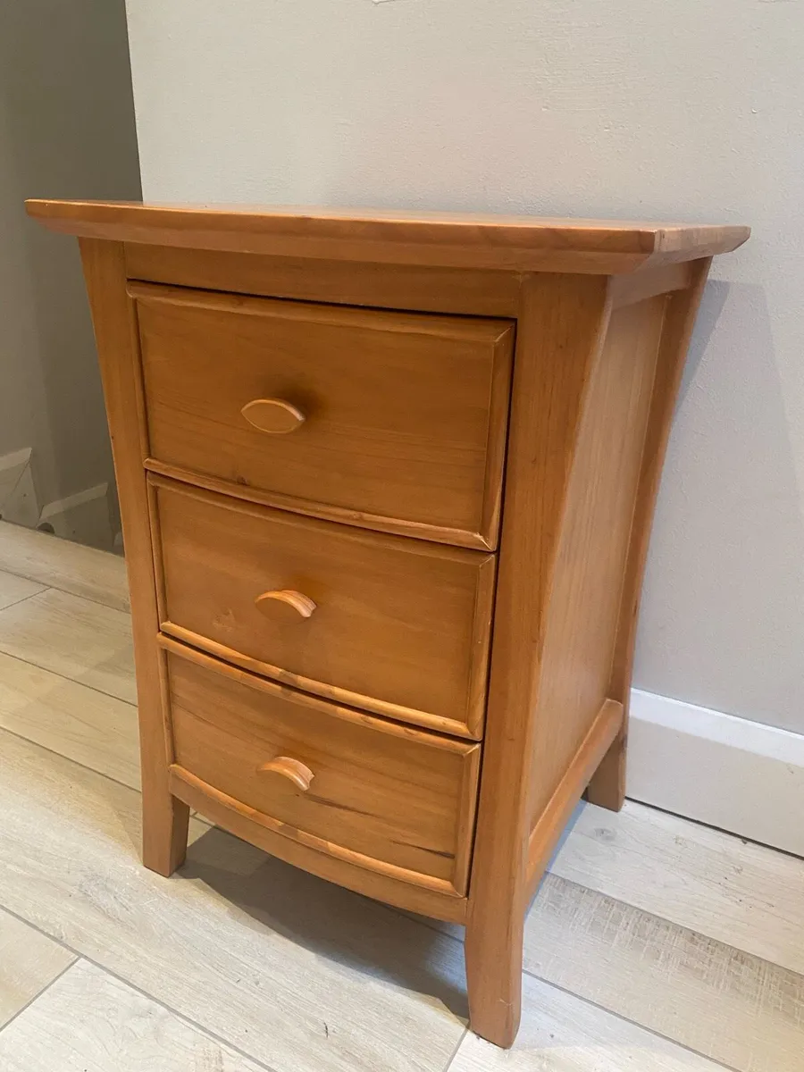 3-Drawer Bedside Locker - Image 3