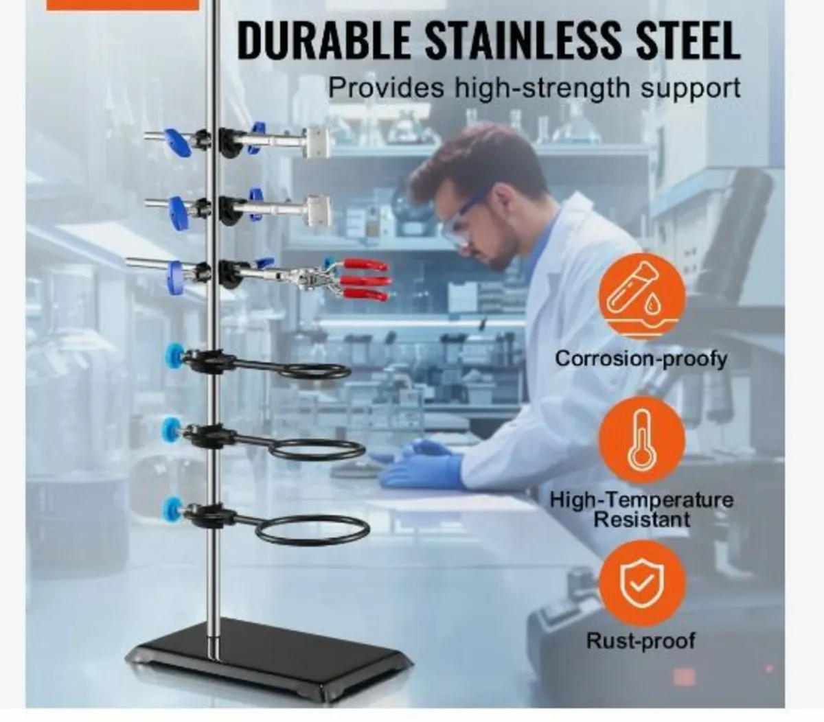 Lab Stand Support, Laboratory Retort Support Stan - Image 2