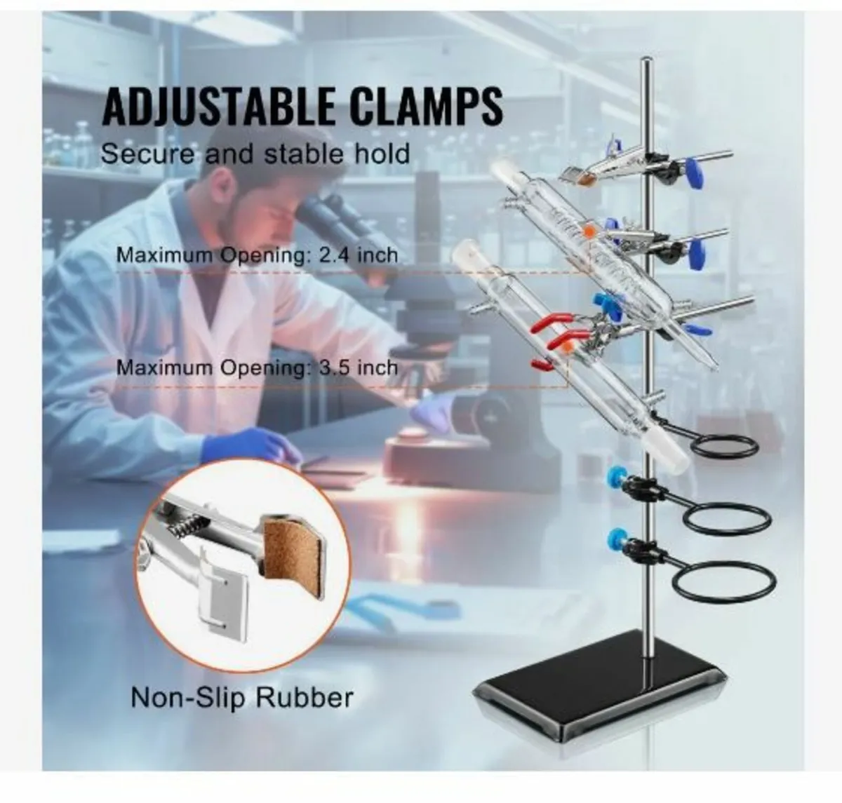 Lab Stand Support, Laboratory Retort Support Stan - Image 4