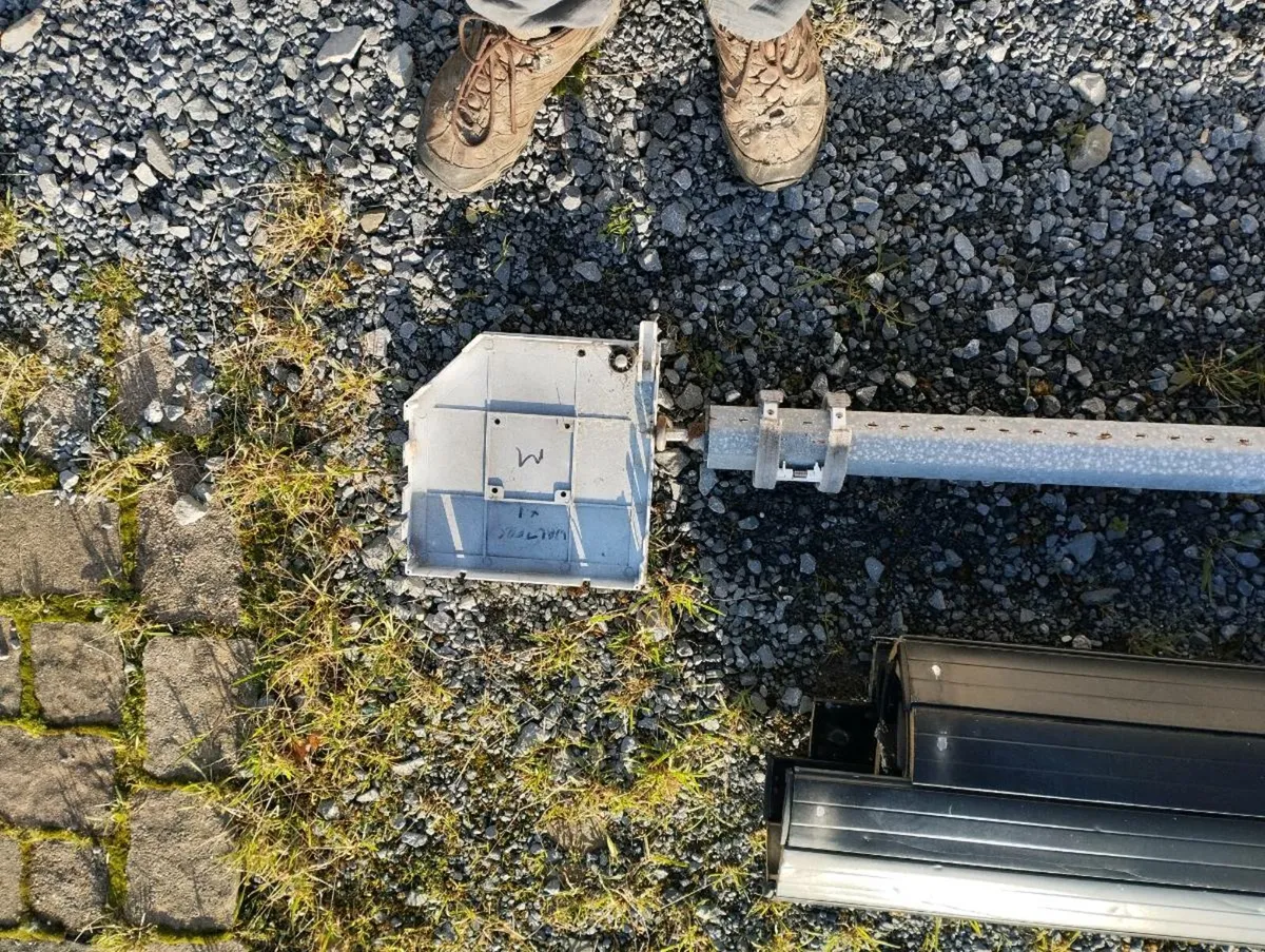 14ft black electric roller garage door - Image 3