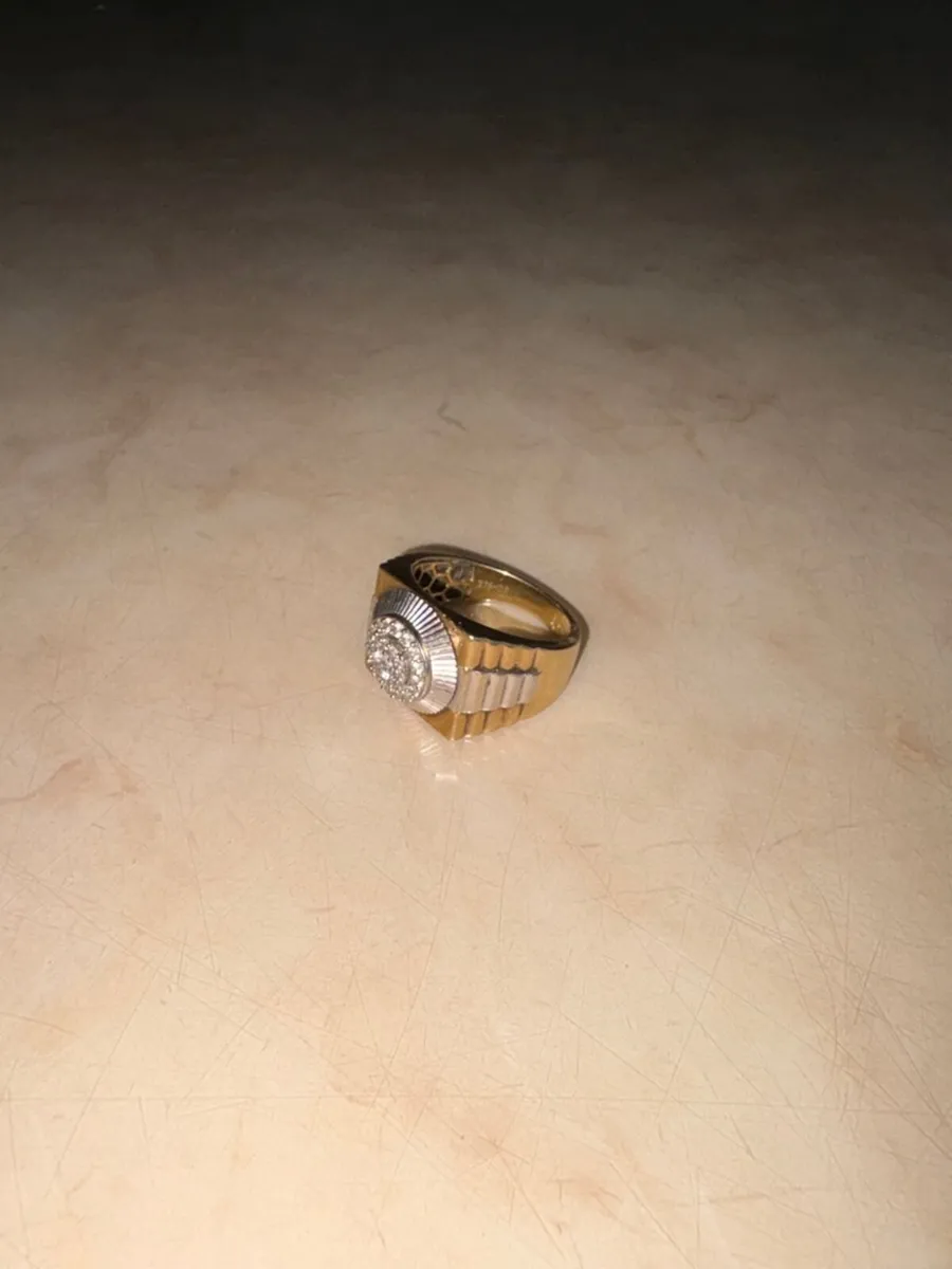 9ct gold men’s Rolex ring - Image 3