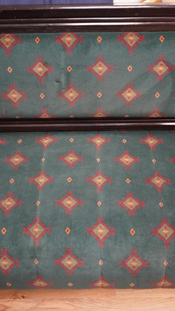 Snug Vintage Irish Pub Bench - Image 4