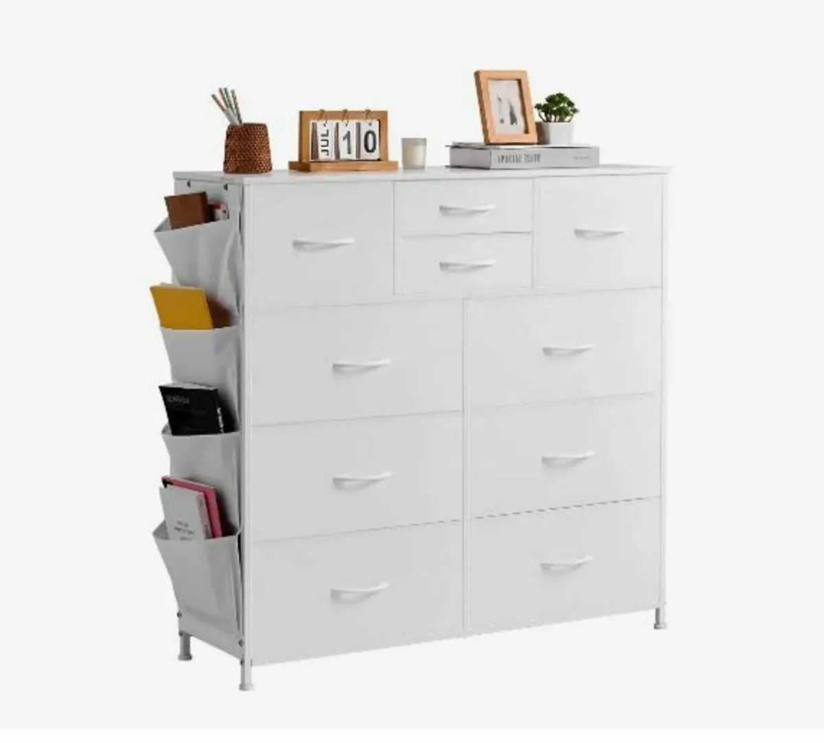 10 Drawer Dresser, Fabric Drawer - Image 1