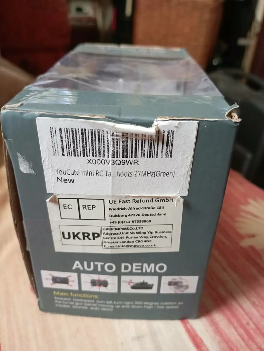 AUTO DEMO TANY 1-72 REMOTE CONTROL WW 1  TANK - Image 3