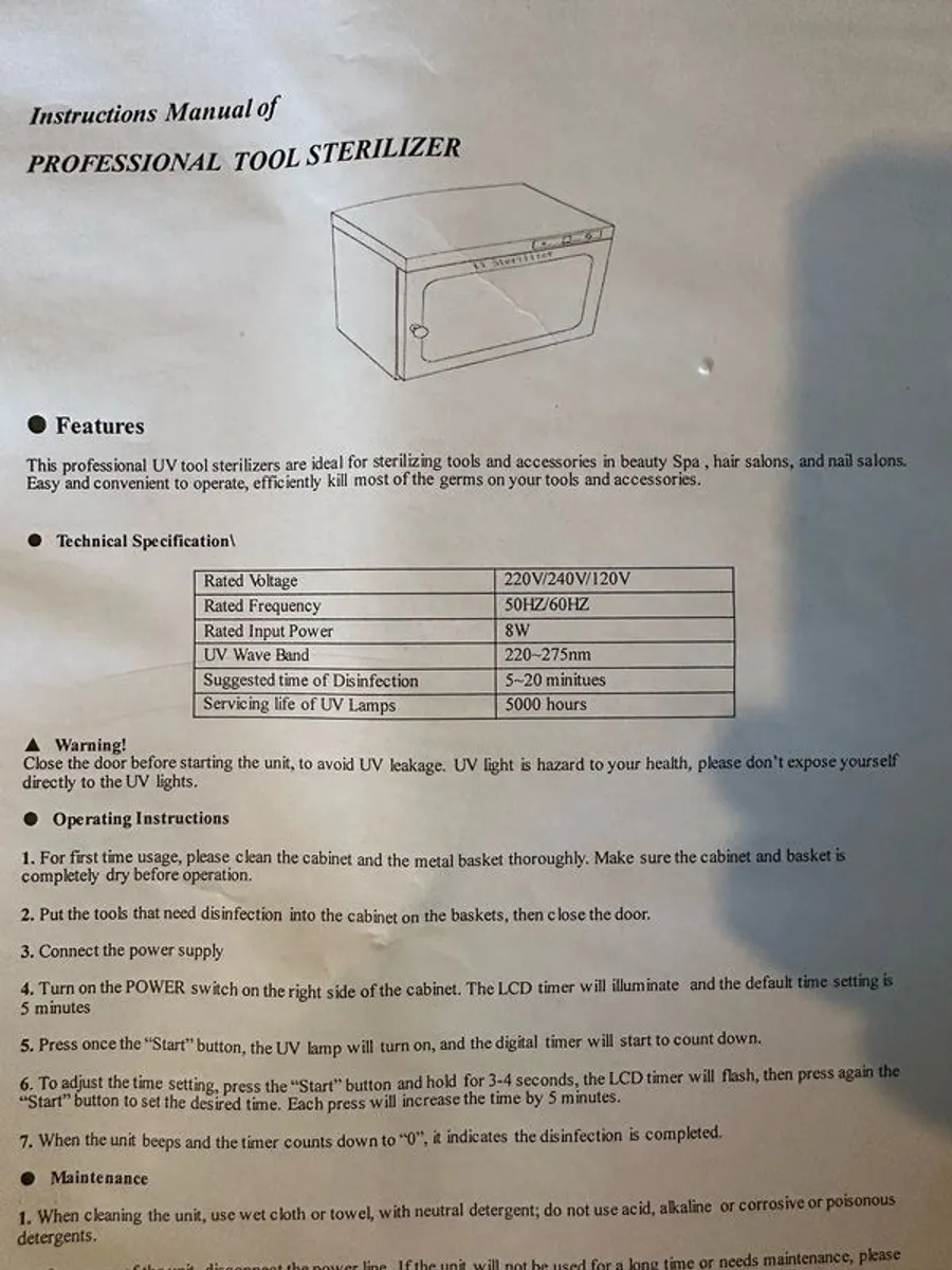 UV Steriliser - Image 3