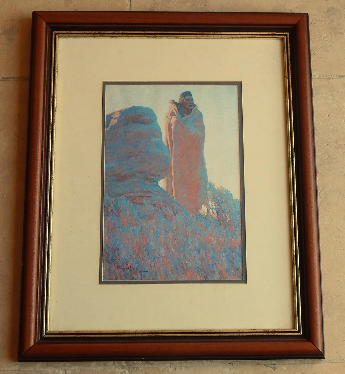Large Framed Print of ‘The Medicine Robe’ - Image 1