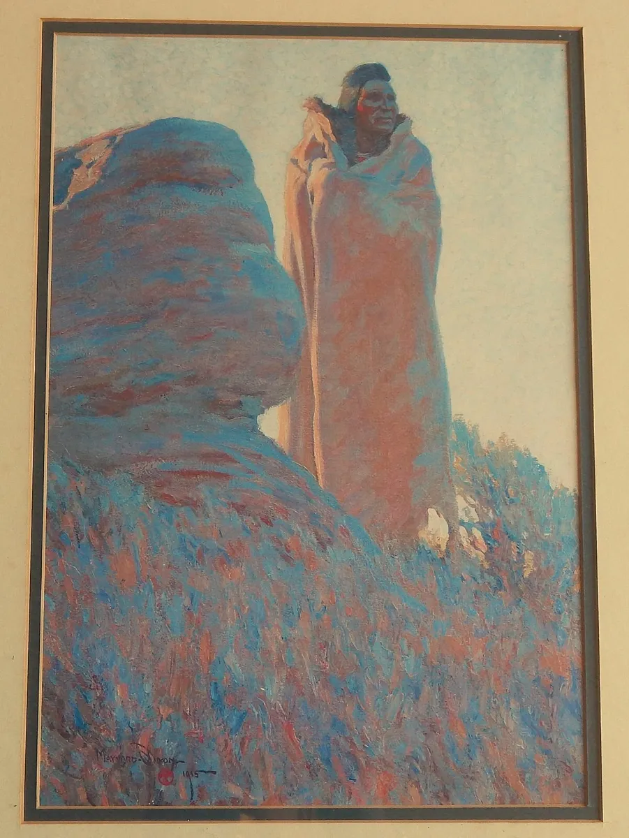 Large Framed Print of ‘The Medicine Robe’ - Image 2
