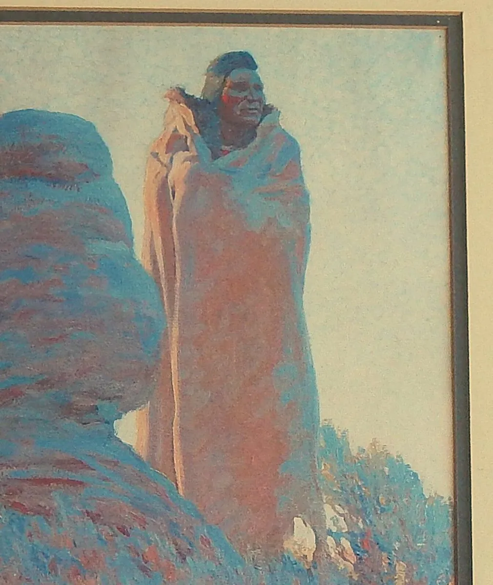 Large Framed Print of ‘The Medicine Robe’ - Image 3