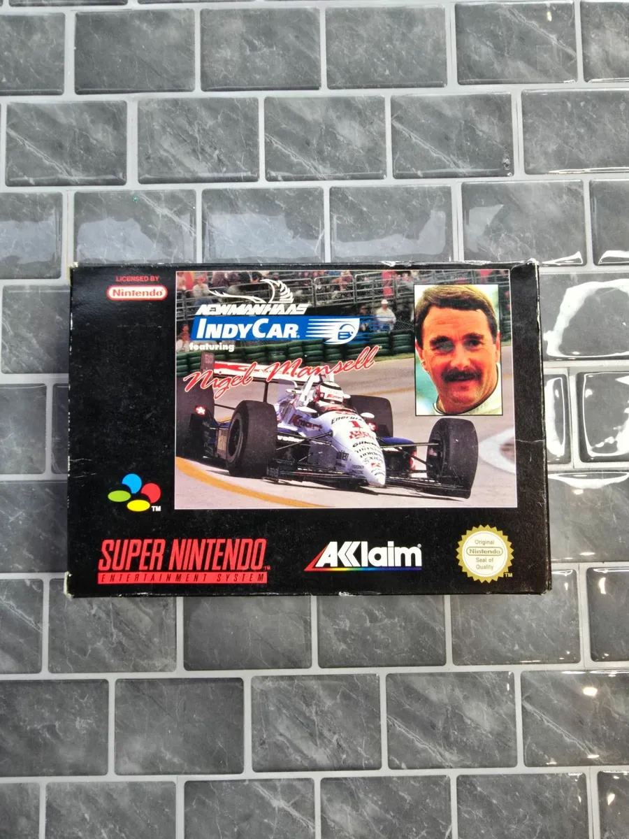 Newman Haas IndyCar w/ Nigel Mansell 1994 SNES - Image 1