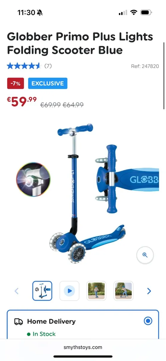 Kids scooter and football training game - Image 1