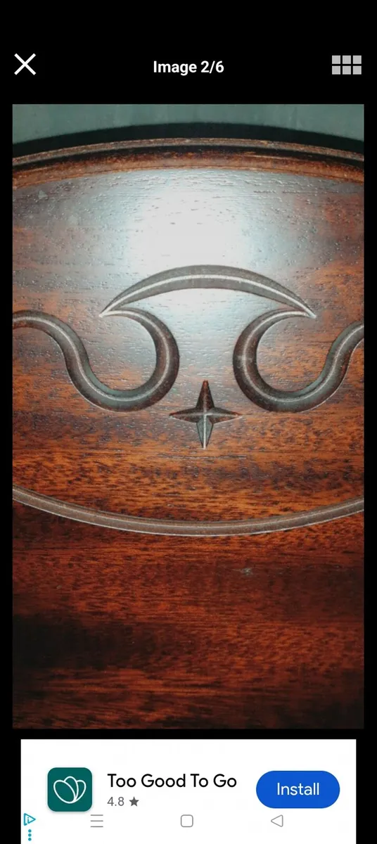 Mahogany 1996 Handmade Telephone Table - Image 2