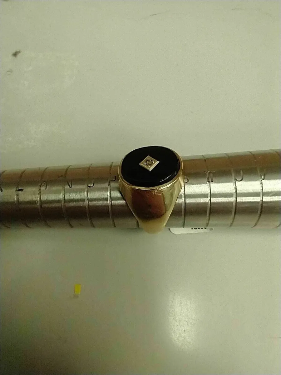 9ct Gold Ring w/ Diamond 9k - Image 4