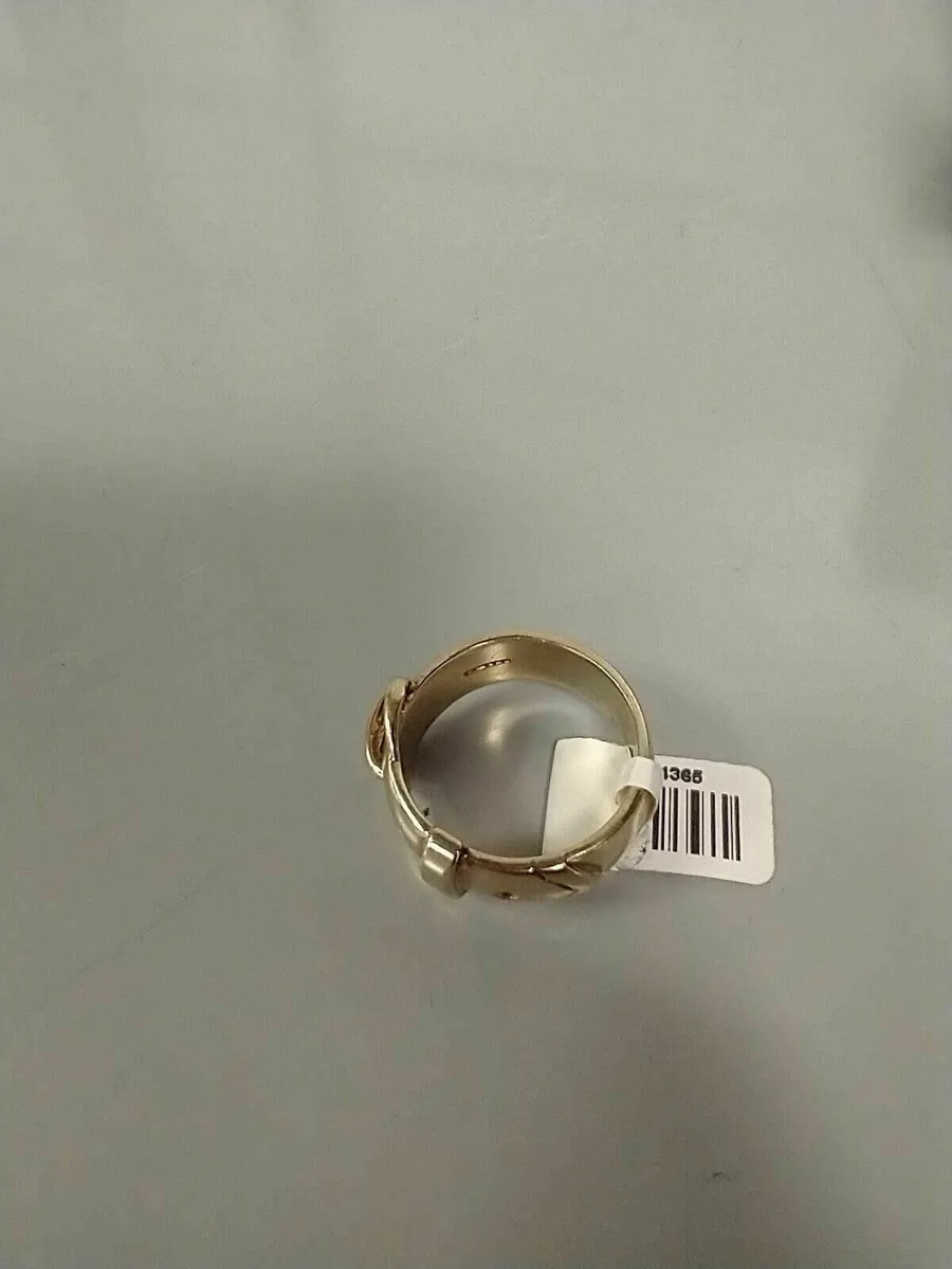 9ct Gold Buckle Ring Mens 9k Jewellery - Image 3