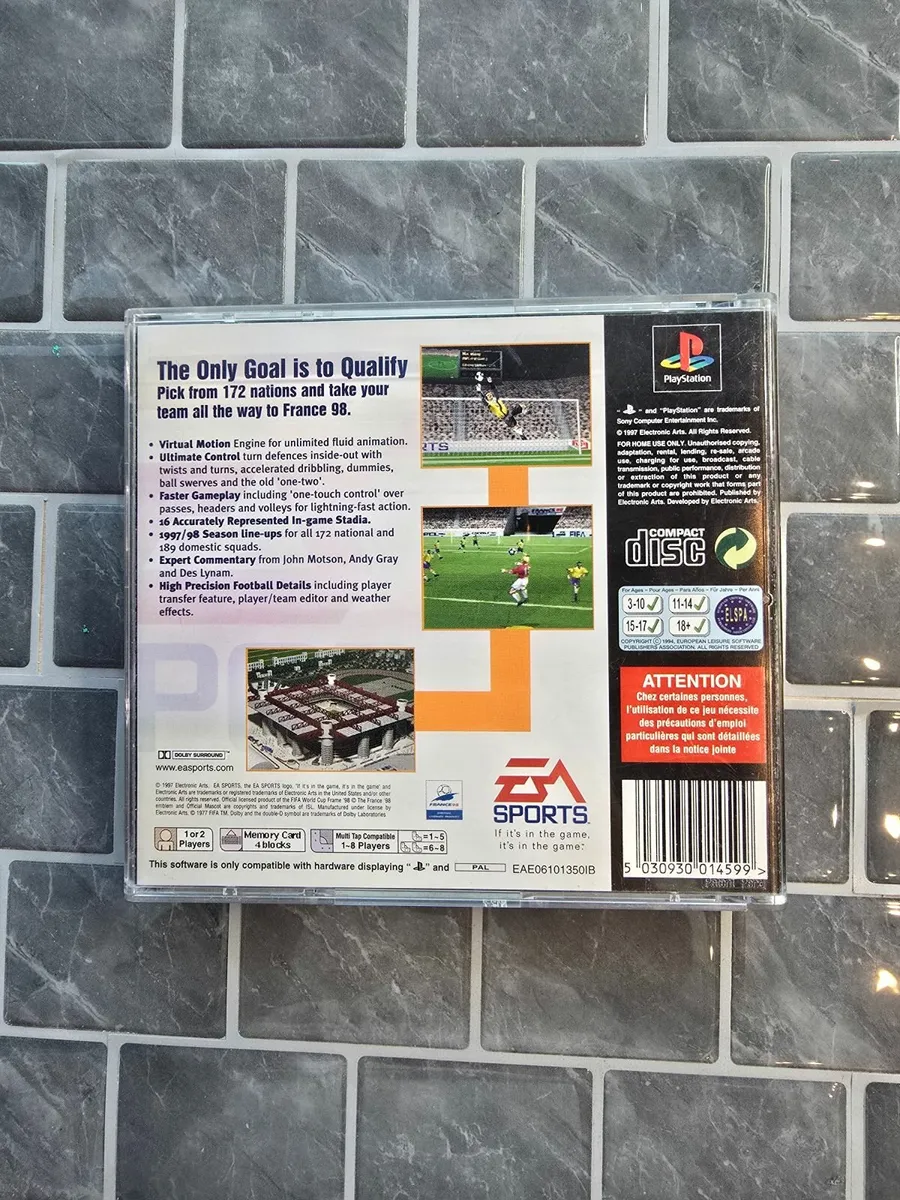 FIFA 98 Road to World Cup - PlayStation 1 Game - Image 3